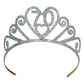 Glittered Metal "70" Tiara